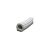AP Products White 1" X 1" X 50' Ribbed D Seal With Tape And Hats