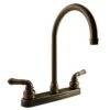 DURA J-Spout Oil Rubbed Bronze RV Kitchen Faucet