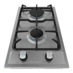 Contoure Deluxe Stainless Steel 2-Burner Built-in Electronic Ignition Gas Cooktop