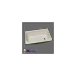Specialty Recreation 24" X 40" Right Hand Center Drain Parchment Bathtub