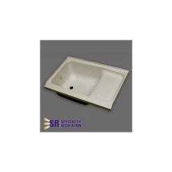 Specialty Recreation 24" X 36" LH Parchment Step Tub