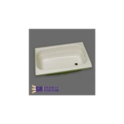 Specialty Recreation 24" X 32" RH Parchment Bathtub