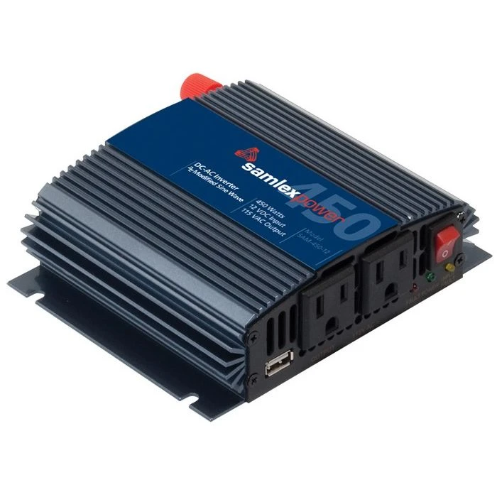 Samlex SAM Series 450 Watt Modified Sine Wave Inverter Samlex SAM Series 450 Watt Modified Sine Wave Inverter -Rv Supply Store modified sine wave power inverter samlex sam 450 12 l
