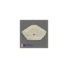 Specialty Recreation 34" X 34" Parchment Neo Angle Front Center Drain Shower Pan