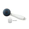 Phoenix White 3 Function Handheld Shower Head W/ Flow Controller