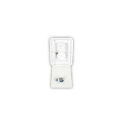 JR Polar White Low Profile Gravity Water Hatch
