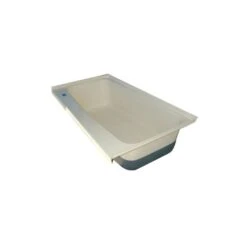 Icon 46" X 24" White Left Hand Drain Bathtub