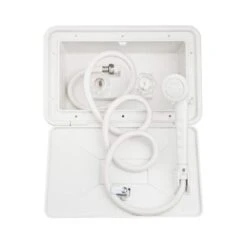 DURA White RV Exterior Shower Box Kit