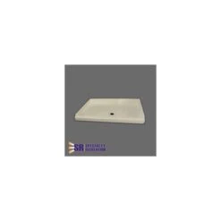 Specialty Recreation 24" X 38" Parchment Front Center Drain Shower Pan